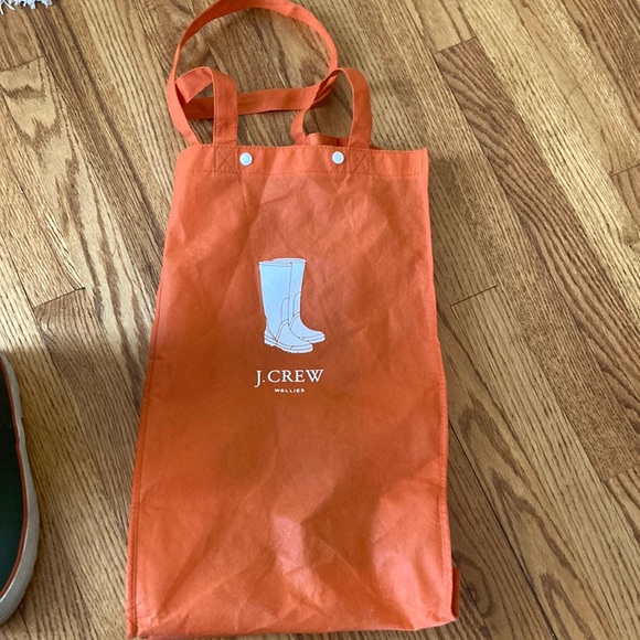 J. Crew Green and White Waterproof Rain & Snow Boots - Picture 13 of 13